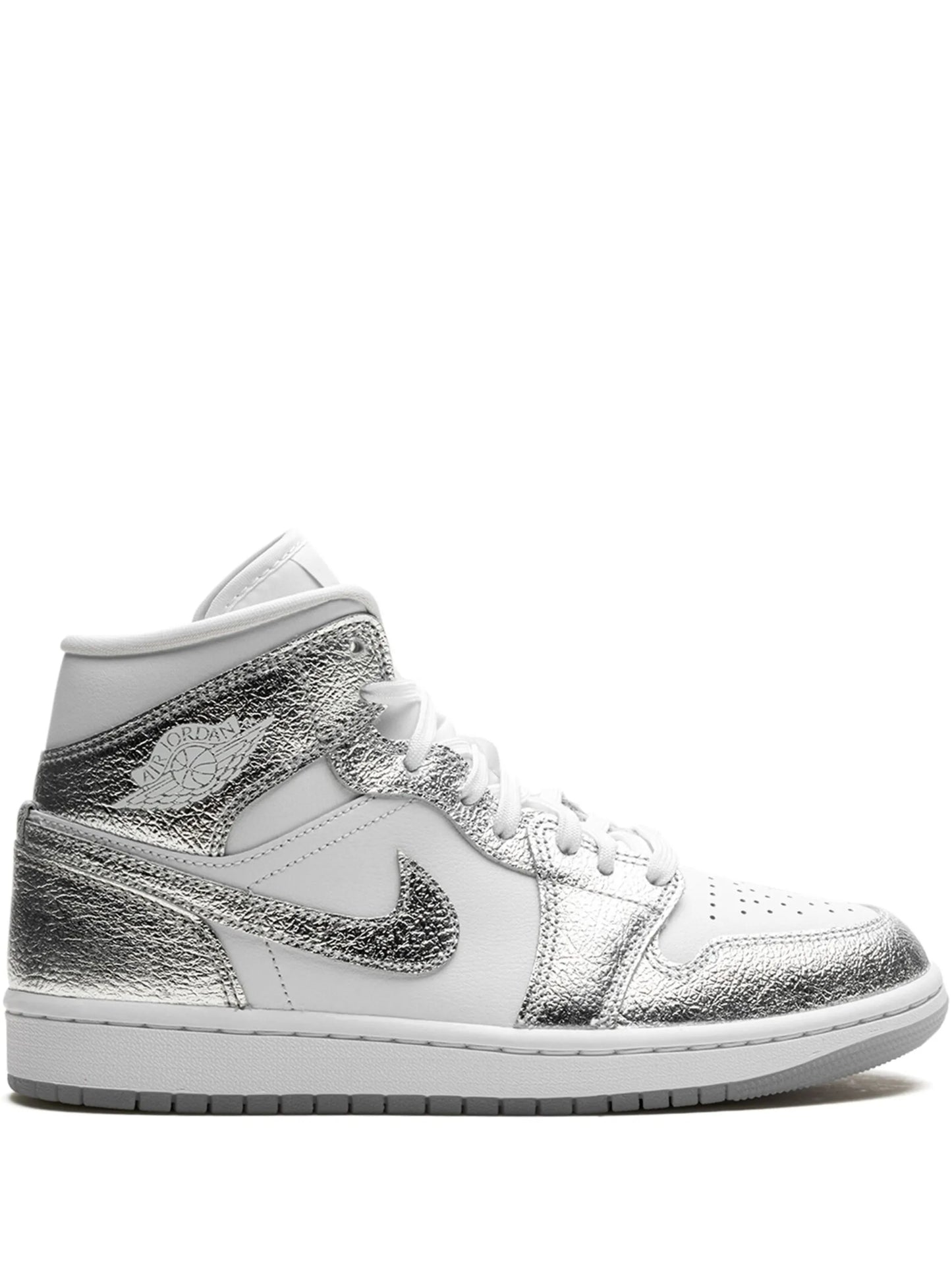 Jordan 1 Mid Silver