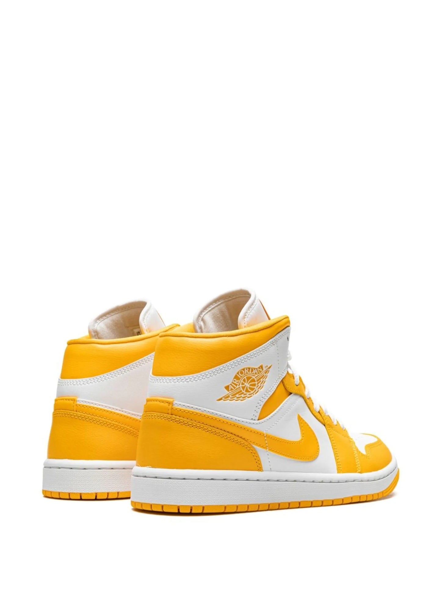 Jordan 1 Mid White University Gold