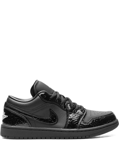 Jordan 1 Low Elephant Patent Black