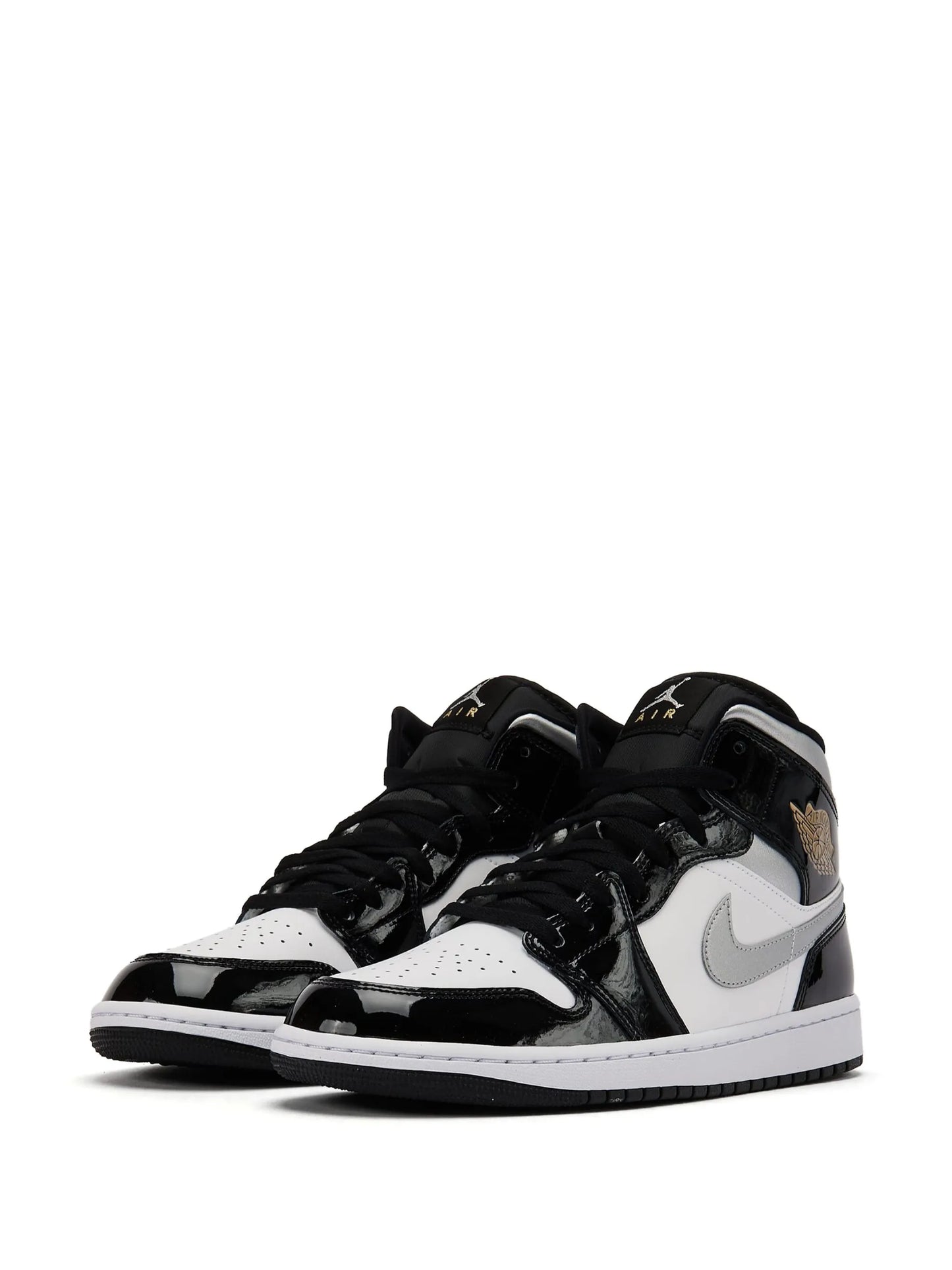 Jordan 1 Mid Patent Silver