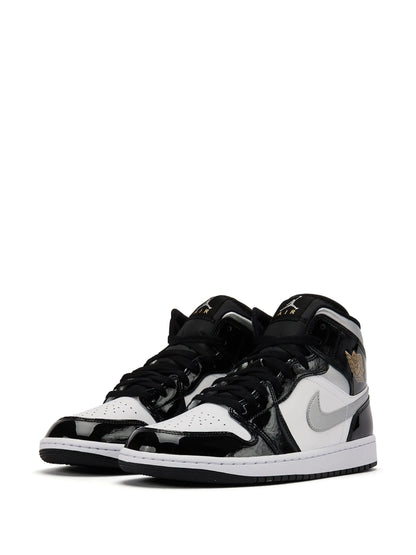 Jordan 1 Mid Patent Silver