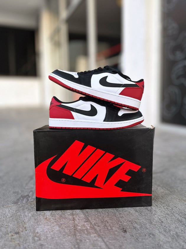 Jordan 1 Low Black Toe