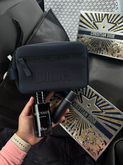 Dior Sauvage EDP 100ml set (Neceser + 100 ml perfume + 10 ml muestra viaje